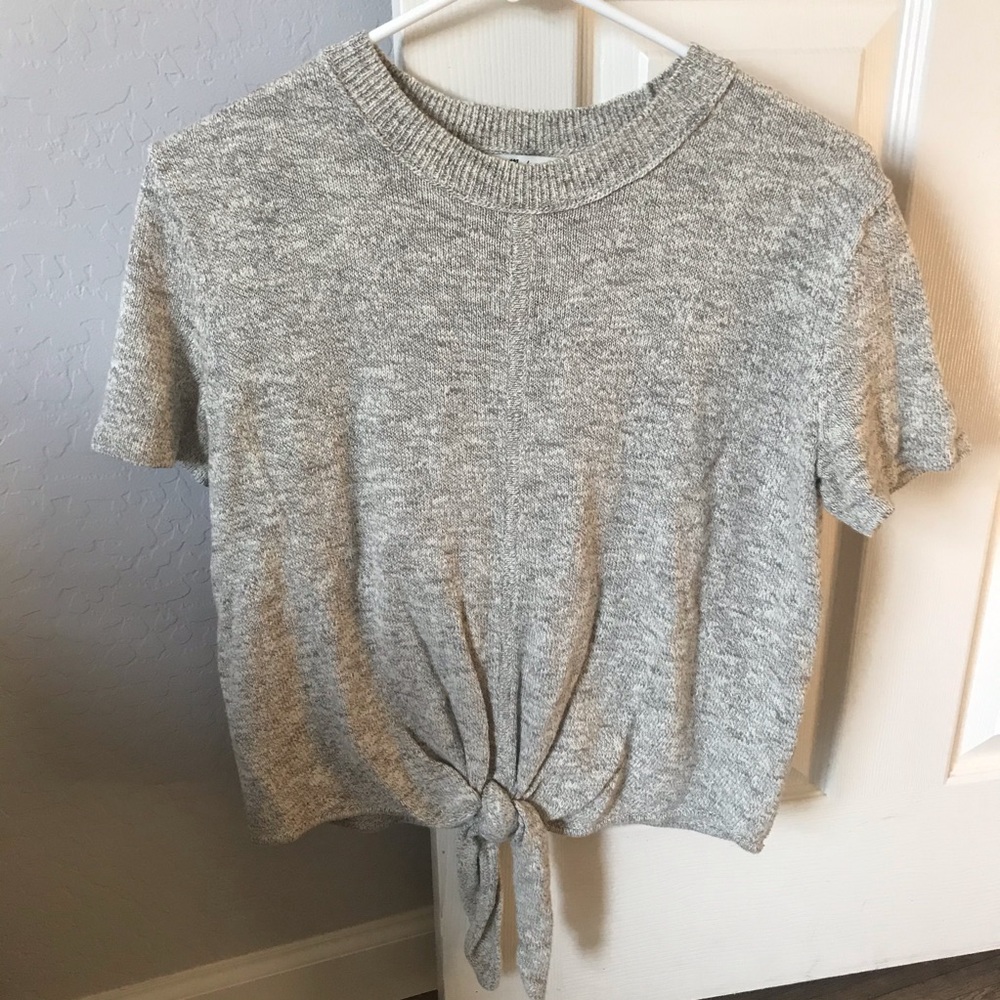 Madewell knot front sweater tee - Picture 3 of 4